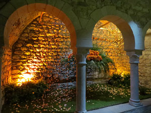 Temps de Flors 2018. Decoracions florals als diversos espais dels Banys Àrabs