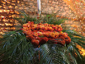 Temps de Flors 2018. Decoracions florals als diversos espais dels Banys Àrabs