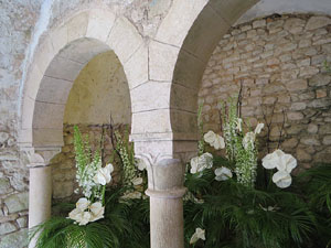 Temps de Flors 2018. Decoracions florals als diversos espais dels Banys Àrabs