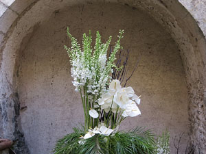 Temps de Flors 2018. Decoracions florals als diversos espais dels Banys Àrabs