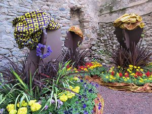 Temps de Flors 2018. Decoracions florals als diversos espais dels Banys Àrabs