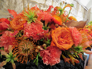 Temps de Flors 2018. Muntatges i instal&middot;lacions florals al Palau de Caramany