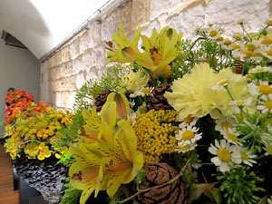 Temps de Flors 2018. Muntatges i instal&middot;lacions florals al Palau de Caramany