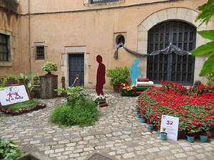 Temps de Flors 2018. Muntatges i instal·lacions florals a la Casa Agullana