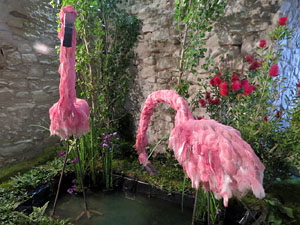 Temps de Flors 2018. Muntatges florals als diversos espais dels Soterranis de la Catedral