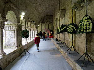 Temps de Flors 2018. Muntatges florals als claustres de la Catedral