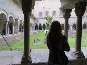 Temps de Flors 2018. Muntatges florals als claustres de la Catedral