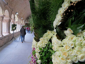 Temps de Flors 2018. Muntatges florals als claustres de la Catedral