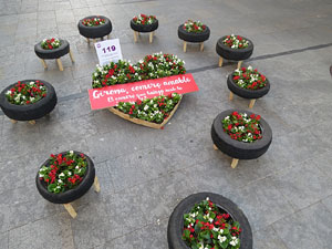 Temps de Flors 2018. Muntatges, instal·lacions i exposicions florals a diversos indrets