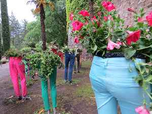 Temps de Flors 2018. Muntatges, instal·lacions i exposicions florals a diversos indrets