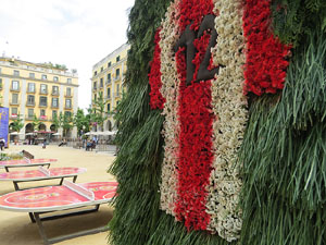 Temps de Flors 2018. Muntatges, instal·lacions i exposicions florals a diversos indrets