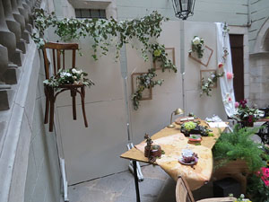 Temps de Flors 2018. Muntatges, instal·lacions i exposicions florals a diversos indrets