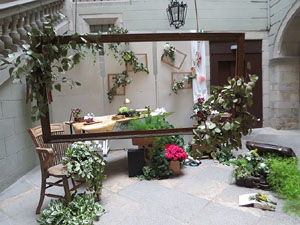 Temps de Flors 2018. Muntatges, instal·lacions i exposicions florals a diversos indrets