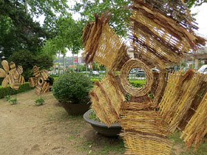 Temps de Flors 2018. Decoracions i instal·lacions als Jardins del Parc de la Devesa