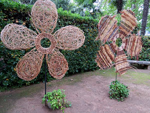 Temps de Flors 2018. Decoracions i instal·lacions als Jardins del Parc de la Devesa