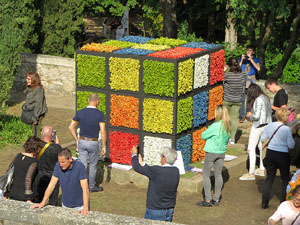 Temps de Flors 2018. Instal&middot;lacions i decoracions florals als diversos espais del Passeig Arqueol&ograve;gic