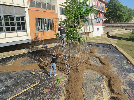 Temps de Flors 2018. Instal&middot;laci&oacute; floral a la pla&ccedil;a Catalunya