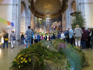 Temps de Flors 2018. Muntatges i instal&middot;lacions florals a l'Esgl&eacute;sia de Sant Mart&iacute; - Antic Seminari
