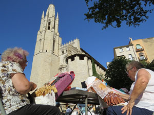 Festival Undàrius 2018. Trobada de puntaires a la plaça de Sant Feliu