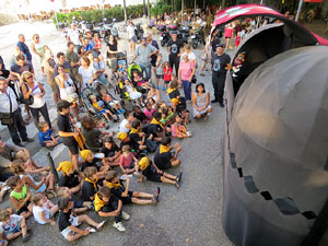Inaguraci&oacute; oficial de la pla&ccedil;a de l'U d'octubre 2017 al barri del Mercadal
