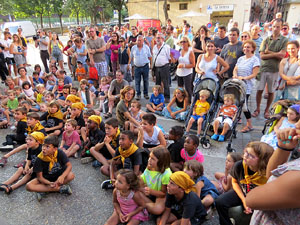 Inaguraci&oacute; oficial de la pla&ccedil;a de l'U d'octubre 2017 al barri del Mercadal