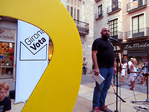 Josep Campmaj&oacute; inicia l'acte
