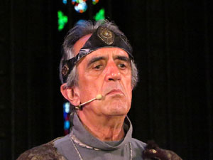 Representació de la Consueta de Sant Jordi cavaller a la nau gòtica de la Catedral. Diada de Sant Jordi 2018