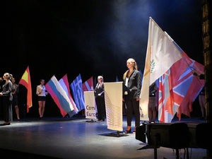 FITAG 2018 - Representació de l'obra Europa, a càrrec de Cràdula Teatre i el Cor Preludi, al Teatre Municipal