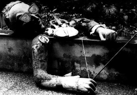 El gegant Cugat, cremat. 4 de novembre 1994