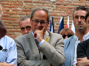 Inauguració de l'exposició '55 urnes per la Llibertat' a la Casa de la Catalanitat de Perpinyà
