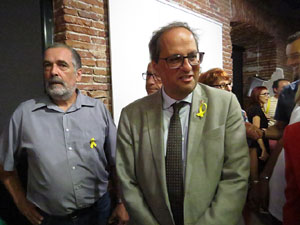 Inauguració de l'exposició '55 urnes per la Llibertat' a la Casa de la Catalanitat de Perpinyà