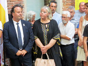 Inauguració de l'exposició '55 urnes per la Llibertat' a la Casa de la Catalanitat de Perpinyà