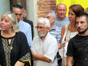 Inauguració de l'exposició '55 urnes per la Llibertat' a la Casa de la Catalanitat de Perpinyà