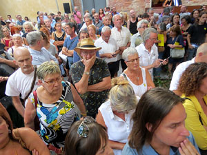 Inauguració de l'exposició '55 urnes per la Llibertat' a la Casa de la Catalanitat de Perpinyà