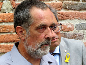 Inauguració de l'exposició '55 urnes per la Llibertat' a la Casa de la Catalanitat de Perpinyà
