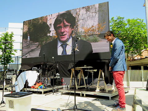 El parlament del President Carles Puigdemont