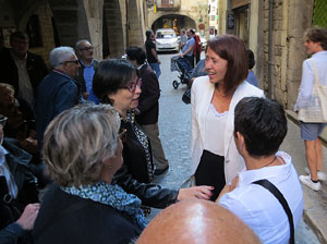 Centenari del xuixo. Descobriment d'una placa commemorativa a la Cort Reial de Girona
