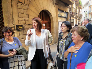 Centenari del xuixo. Descobriment d'una placa commemorativa a la Cort Reial de Girona