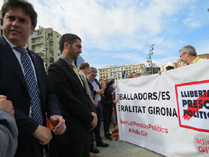 Commemoraci&oacute; de l'1-O a la pla&ccedil;a de l'U d'octubre de 2017