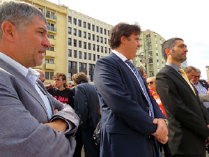 Commemoraci&oacute; de l'1-O a la pla&ccedil;a de l'U d'octubre de 2017