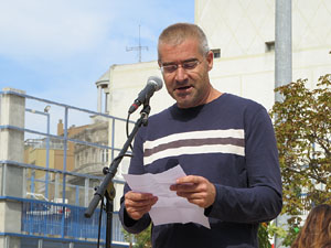 Commemoraci&oacute; de l'1-O a la pla&ccedil;a de l'U d'octubre de 2017