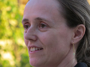 Concentració a la plaça de Santa Susanna per la llibertat dels presos polítics, amb Montse Puigdemont Casa