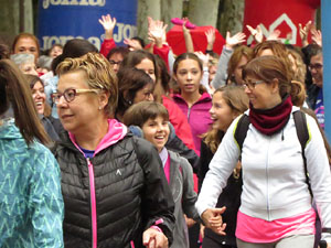 Cursa de la Dona 2018. Concentraci&oacute; i sortida del Parc de la Devesa, cursa pels carrers de Girona i arribada a la Copa
