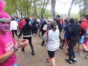 Cursa de la Dona 2018. Concentraci&oacute; i sortida del Parc de la Devesa, cursa pels carrers de Girona i arribada a la Copa