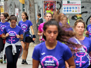 Cursa de la Dona 2018. Concentraci&oacute; i sortida del Parc de la Devesa, cursa pels carrers de Girona i arribada a la Copa