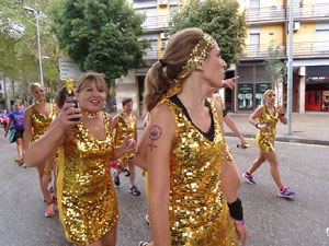 Cursa de la Dona 2018. Concentraci&oacute; i sortida del Parc de la Devesa, cursa pels carrers de Girona i arribada a la Copa