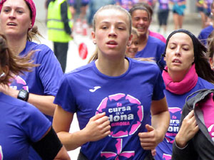 Cursa de la Dona 2018. Concentraci&oacute; i sortida del Parc de la Devesa, cursa pels carrers de Girona i arribada a la Copa