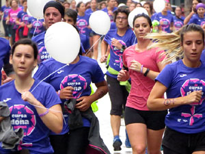 Cursa de la Dona 2018. Concentraci&oacute; i sortida del Parc de la Devesa, cursa pels carrers de Girona i arribada a la Copa