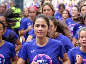 Cursa de la Dona 2018. Concentraci&oacute; i sortida del Parc de la Devesa, cursa pels carrers de Girona i arribada a la Copa