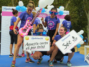 Cursa de la Dona 2018. Concentraci&oacute; i sortida del Parc de la Devesa, cursa pels carrers de Girona i arribada a la Copa